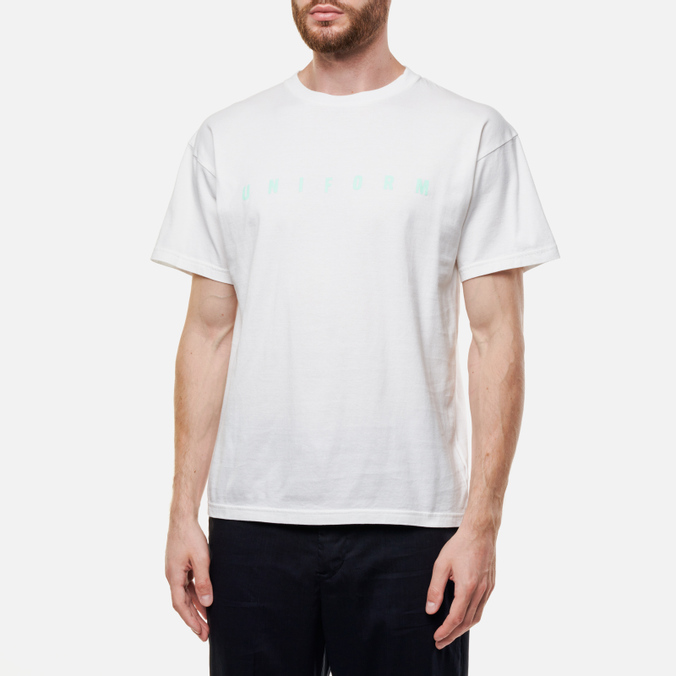 

Футболка мужская Uniform experiment UE-220050-WHITE белая L, UE-220050-WHITE