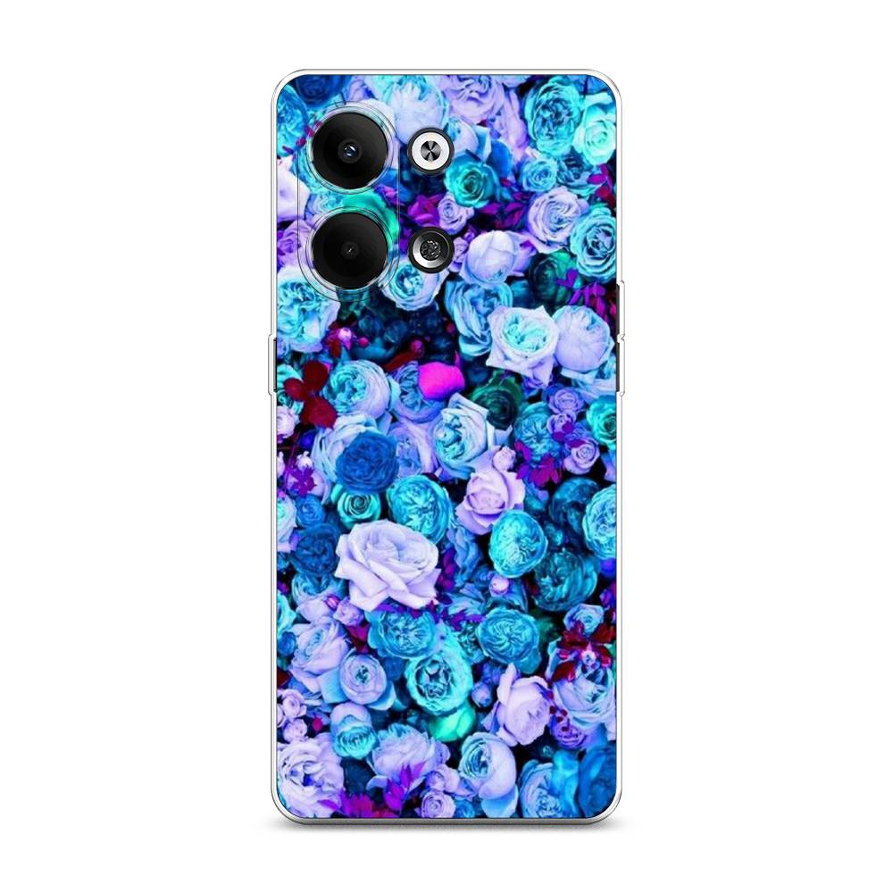 

Чехол на Oppo Reno9 Цветочный ковер, Фиолетовый, 2512750-2