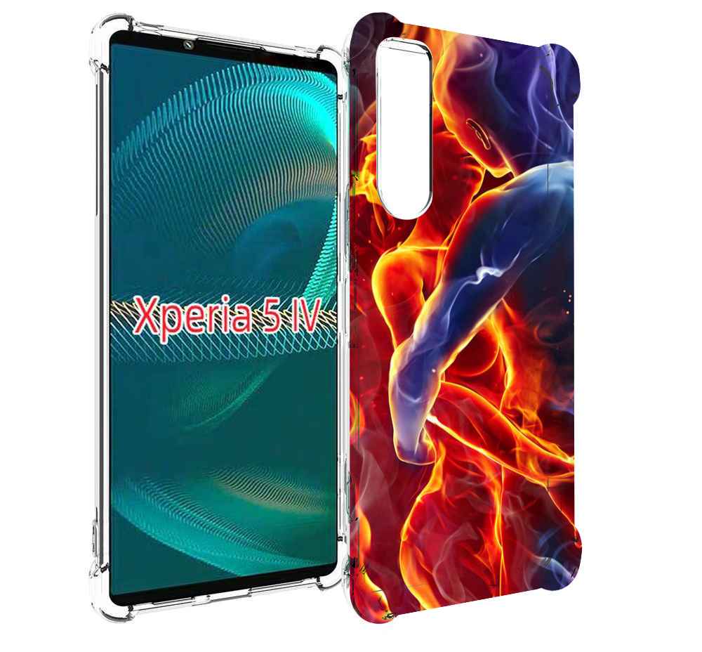 

Чехол MyPads Огонь-вода для Sony Xperia 5 IV (5-4), Прозрачный, Tocco