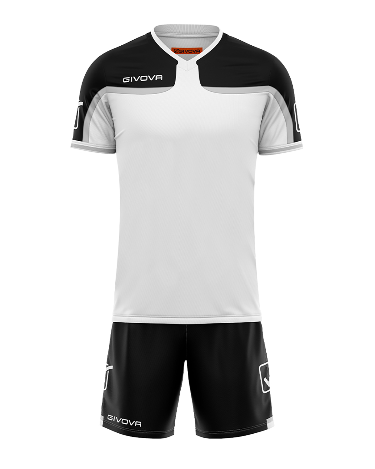 

Спортивная форма футбольная Givova KITC47 white/black, S INT, KITC47