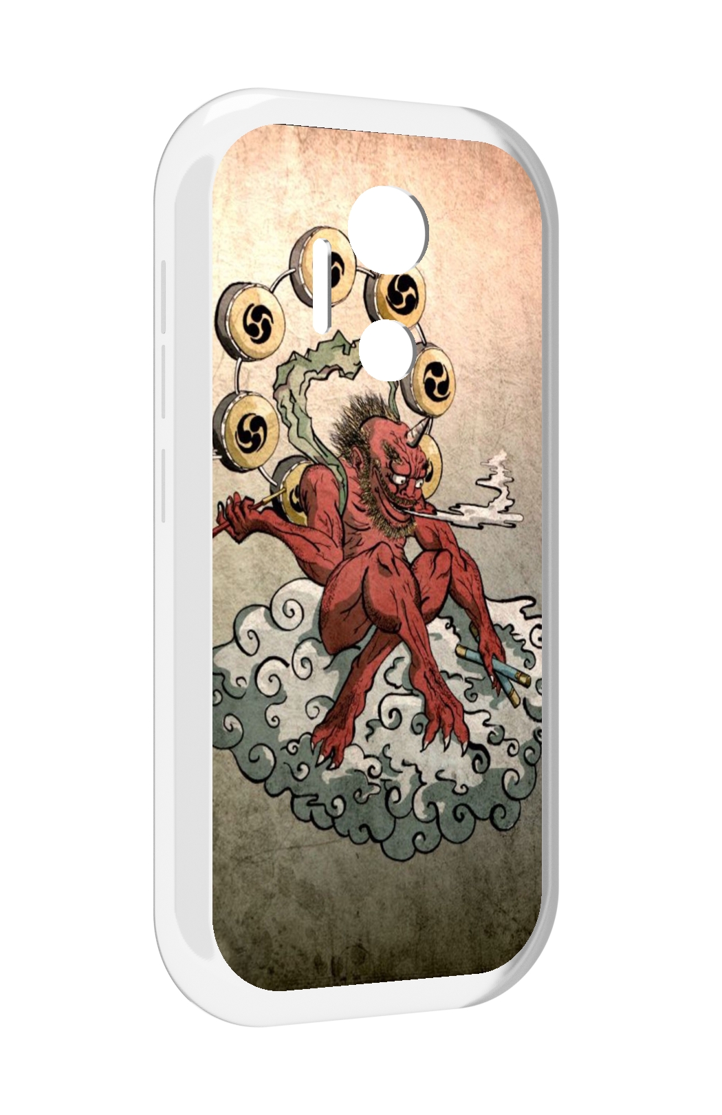 

Чехол MyPads красный чертик на облаке для doogee x97 pro, Прозрачный, Tocco