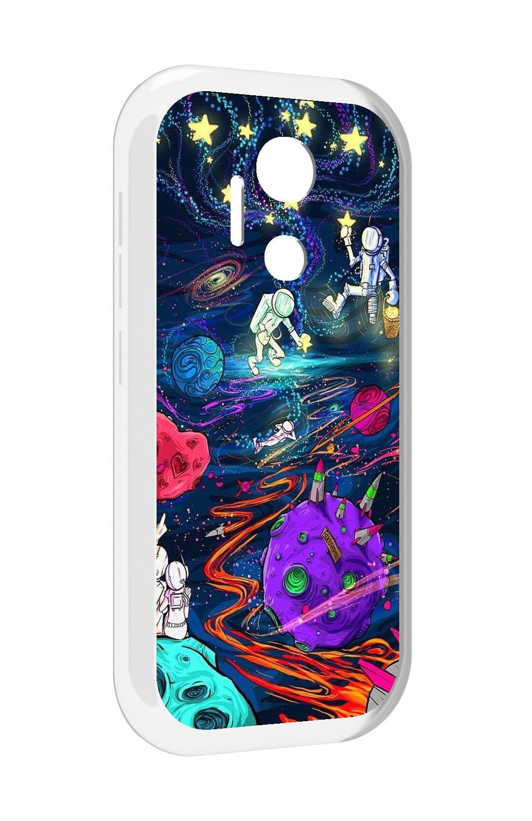 

Чехол MyPads красочный космос для doogee x97 pro, Прозрачный, Tocco