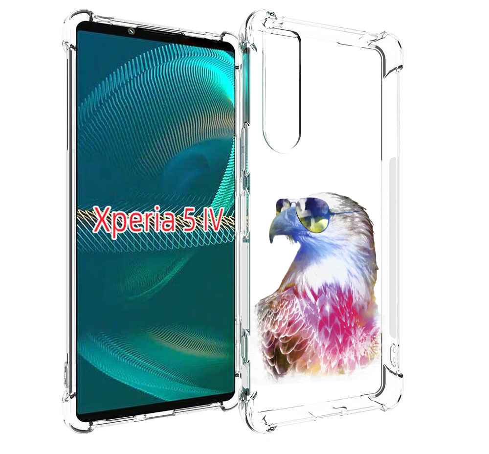 

Чехол MyPads Орел в очках для Sony Xperia 5 IV (5-4), Прозрачный, Tocco