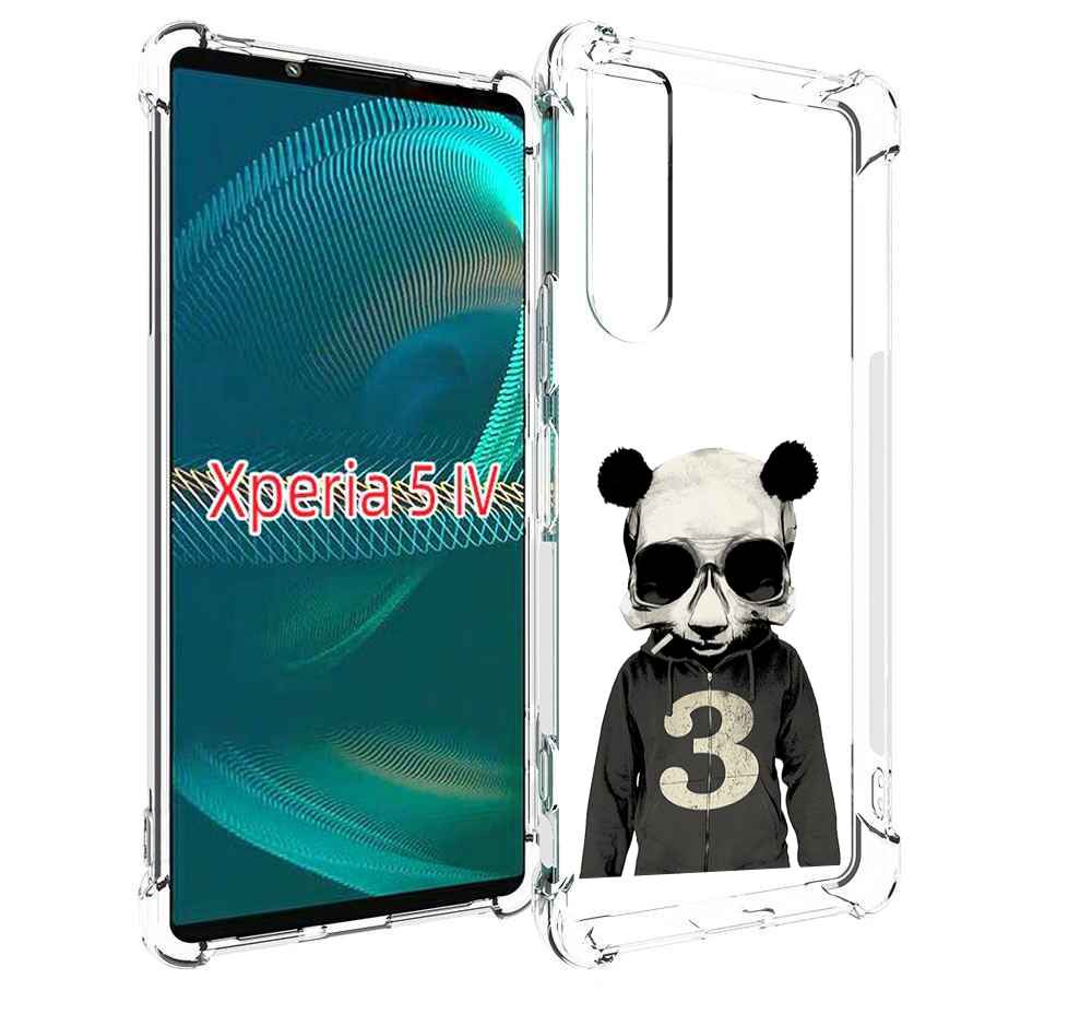 

Чехол MyPads Панда-в-костюме для Sony Xperia 5 IV (5-4), Прозрачный, Tocco