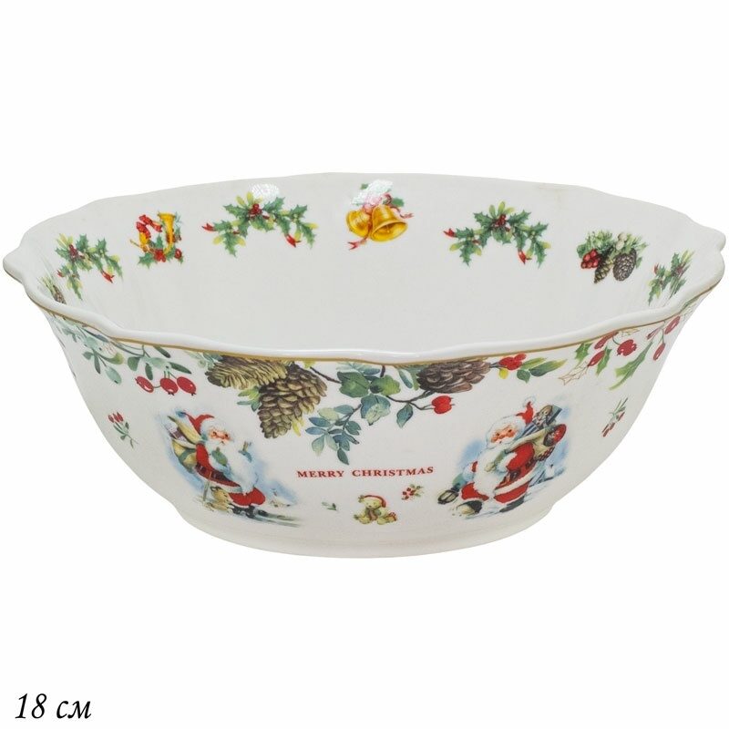 

Салатник 18 см. НОВОГОДНИЙ Фарфор Lenardi (178132), 205-342
