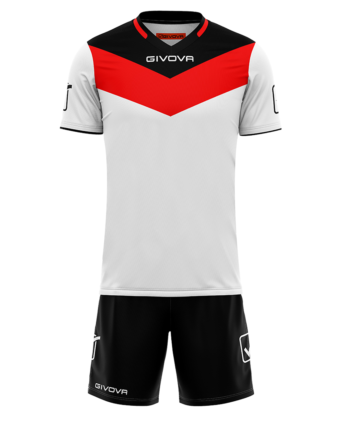 

Спортивная форма футбольная Givova KITC53 black/red, XL INT, KITC53