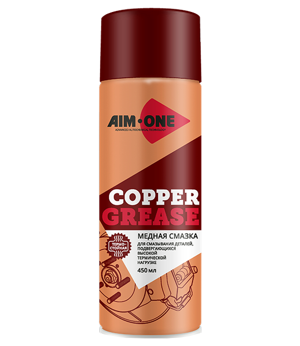 Медная Смазка Aim-One Copper Grease, Cg-450, Аэрозоль, 450 Мл AIM-ONE арт. CG450