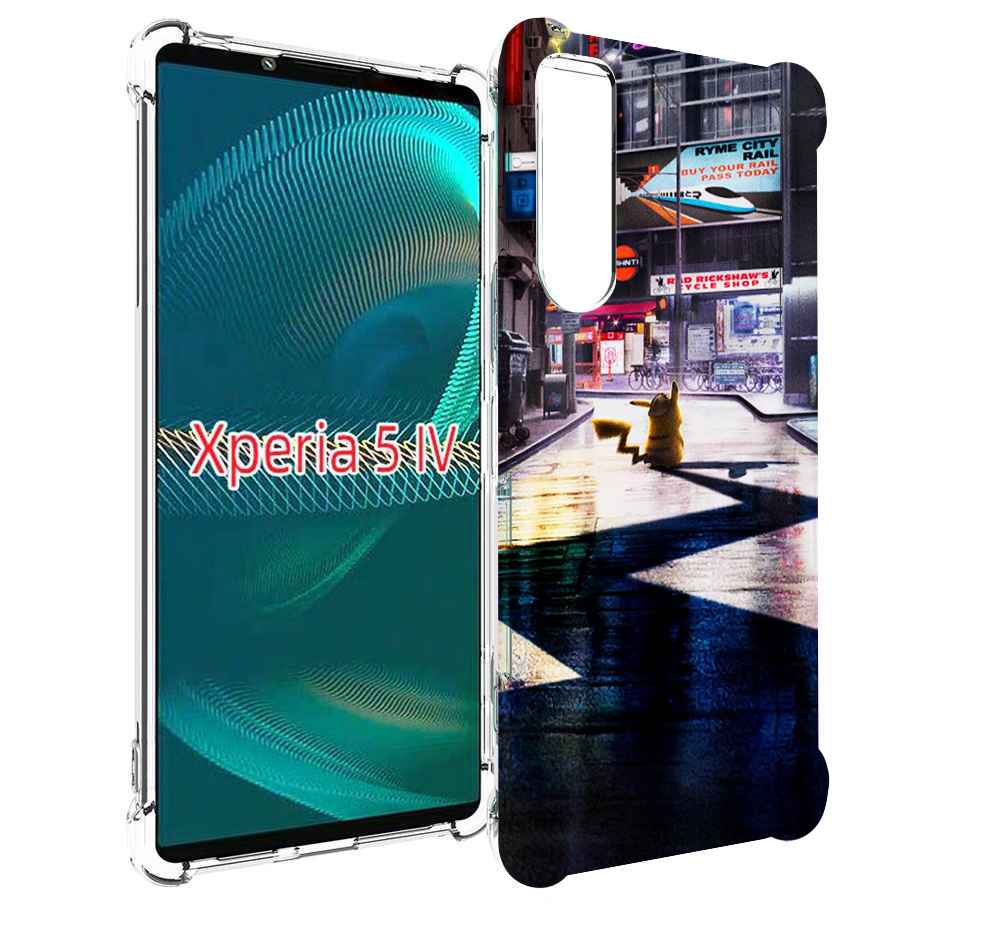 

Чехол MyPads Пикачу-в-городе для Sony Xperia 5 IV (5-4), Прозрачный, Tocco