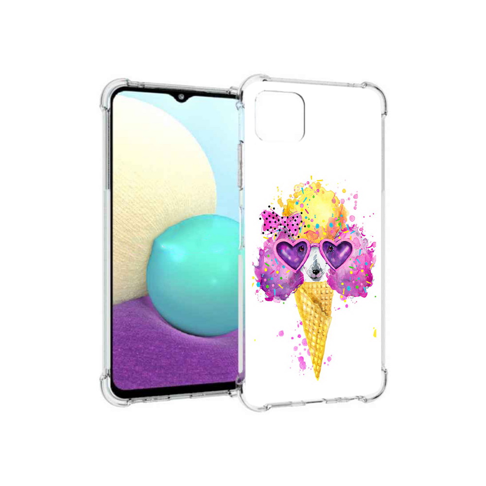 

Чехол MyPads Tocco для Samsung Galaxy A22s 5G Рожок (PT226906.544.146), Прозрачный, Tocco