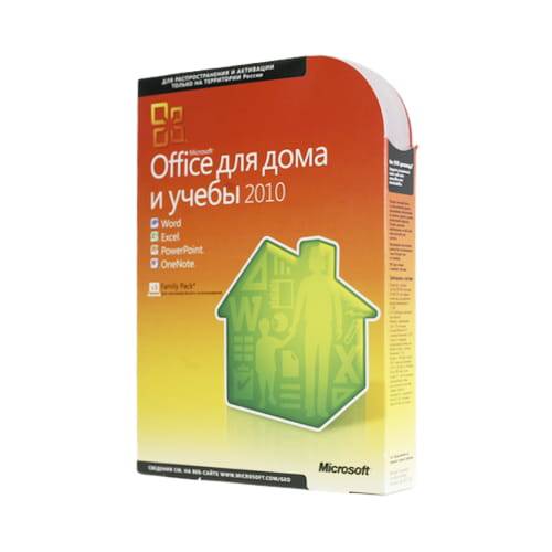 

Office 2010 Home and Student (x32/x64) RU BOX, Office