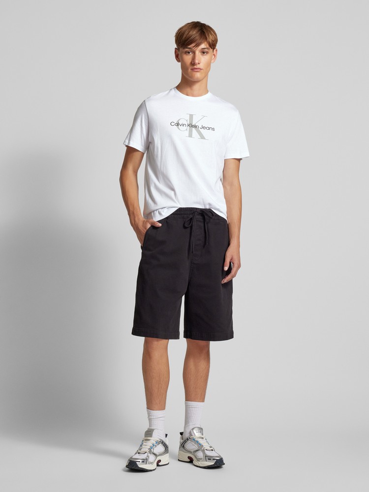 

Футболка мужская Calvin Klein Jeans 40EM286 белая S, Белый, 40EM286