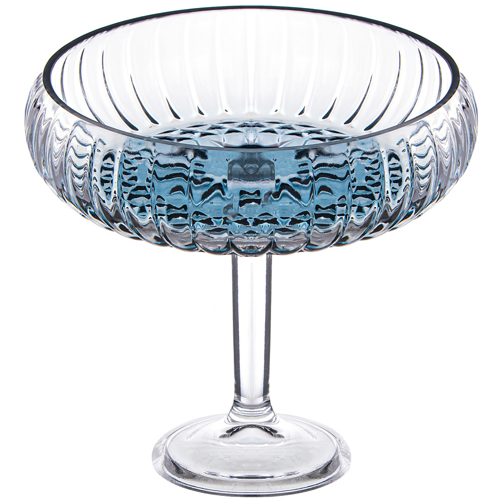 Блюдо на ножке grey, 24х16 см Alegre glass (180162)