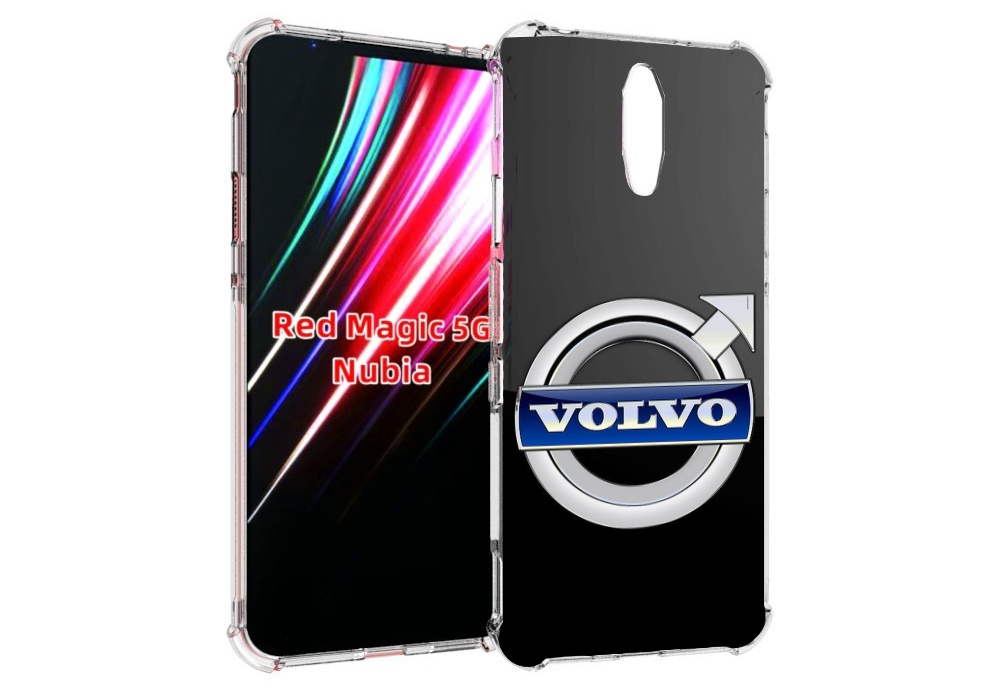 

Чехол MyPads volco вольво 2 мужской для ZTE Nubia Red Magic 1 5G, Прозрачный, Tocco