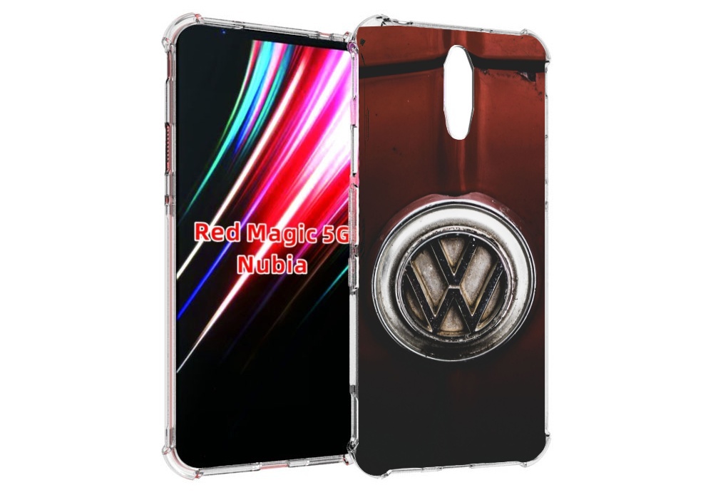 

Чехол MyPads volkwagen фольскваген 1 мужской для ZTE Nubia Red Magic 1 5G, Прозрачный, Tocco