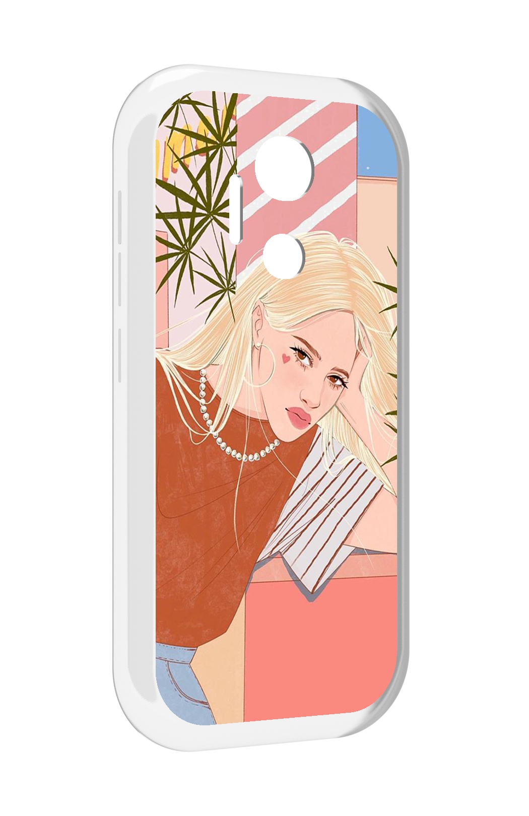 

Чехол MyPads летняя-девочка женский для doogee x97 pro, Прозрачный, Tocco