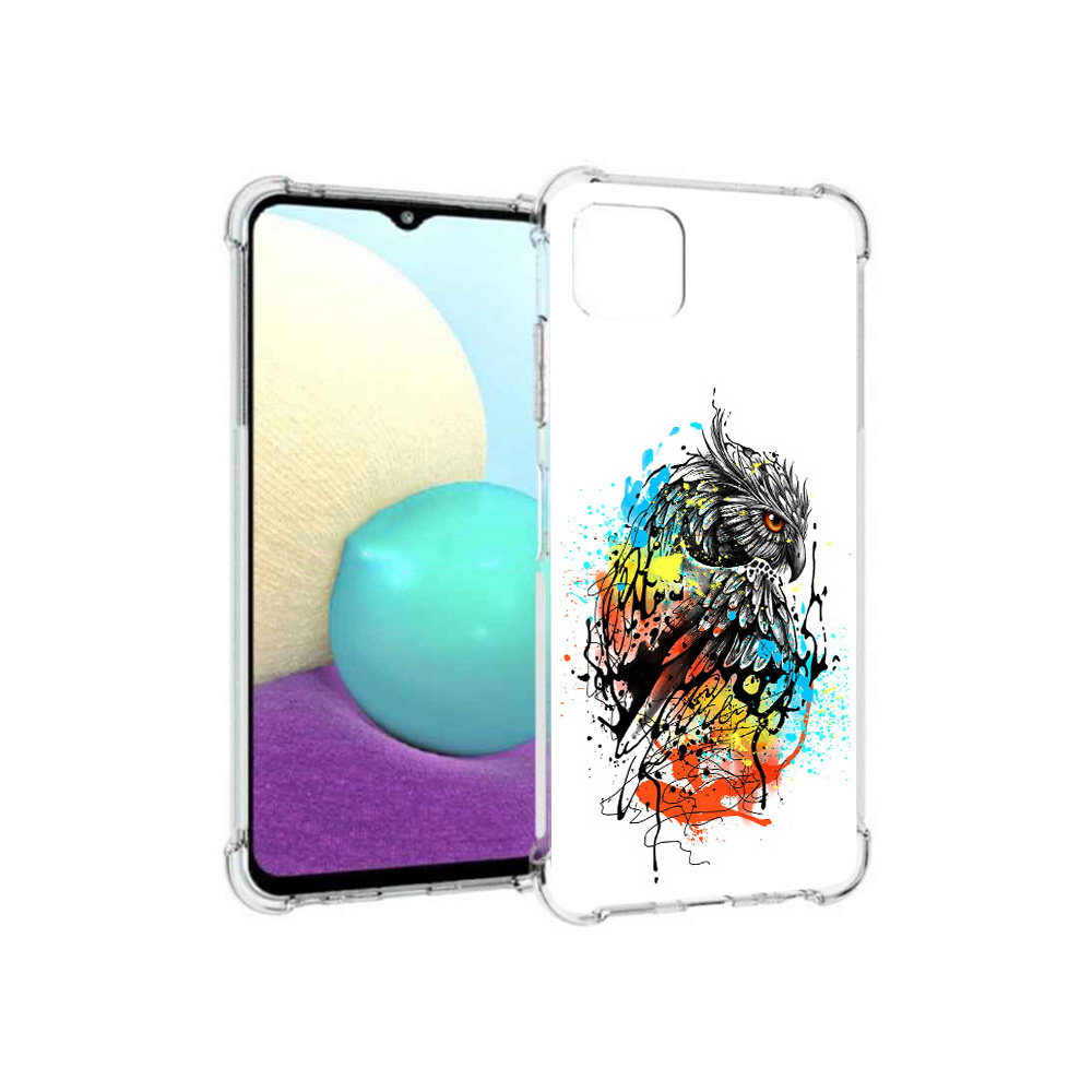 

Чехол MyPads Tocco для Samsung Galaxy A22s 5G Творческая сова (PT226906.544.170), Прозрачный, Tocco