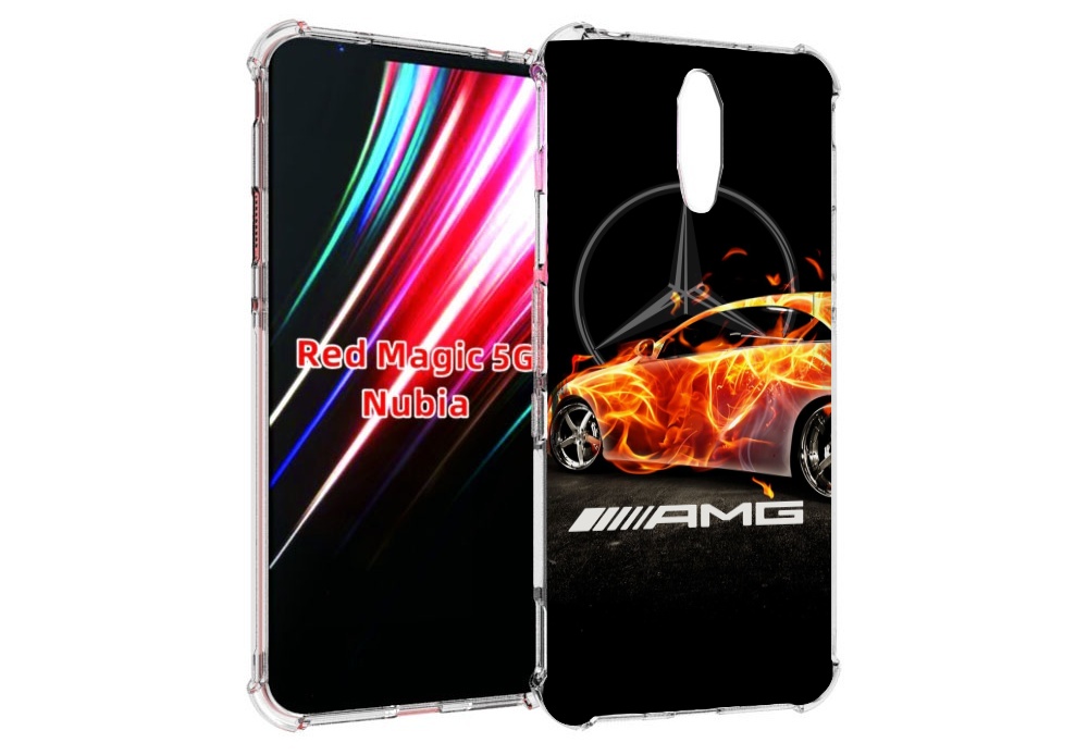 

Чехол MyPads АМГ мужской для ZTE Nubia Red Magic 1 5G, Прозрачный, Tocco