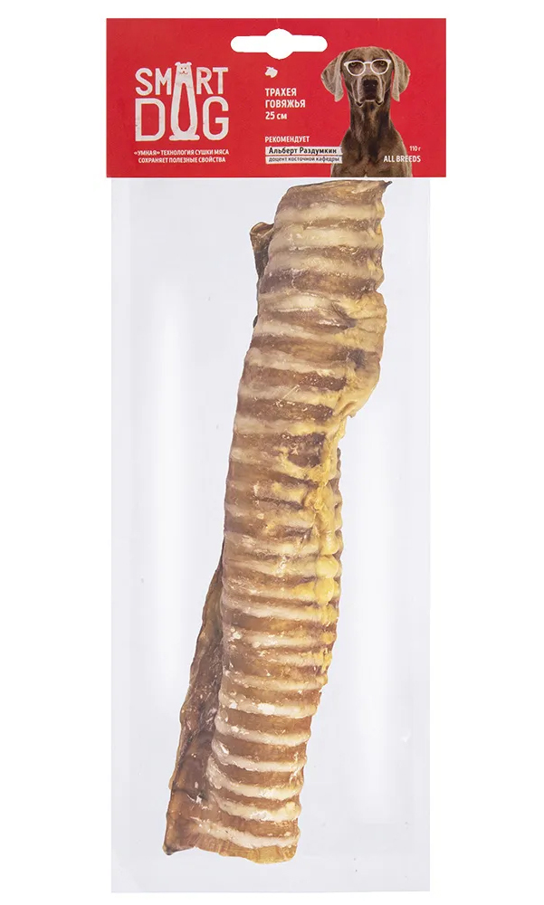 фото Лакомство для собак smart dog трахея говяжья 25см