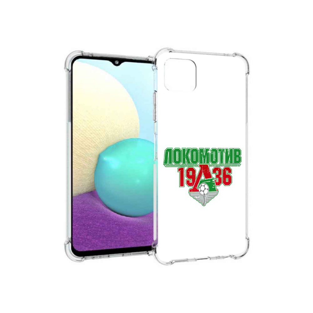 

Чехол MyPads Tocco для Samsung Galaxy A22s 5G ФК локомотив 1936 (PT226906.544.182), Прозрачный, Tocco