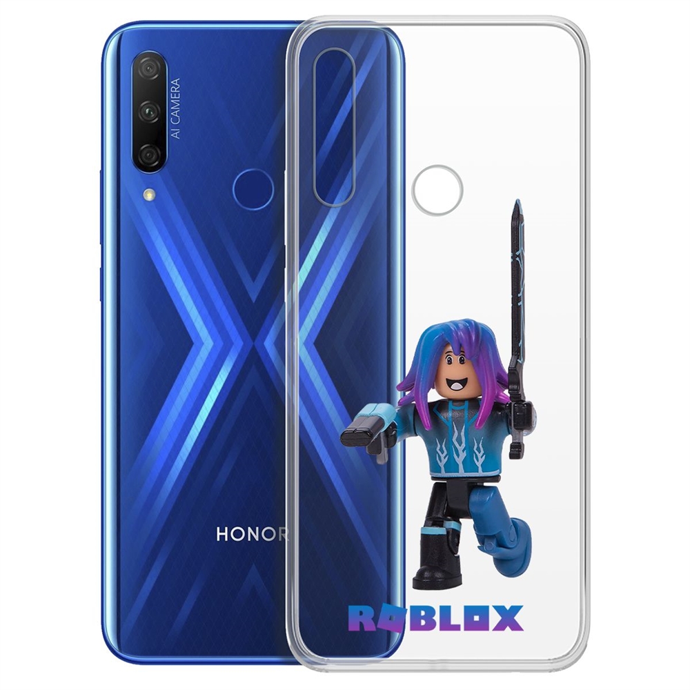 

Чехол-накладка Roblox-Паркурщик для Huawei P Smart Z/Honor 9x, Прозрачный