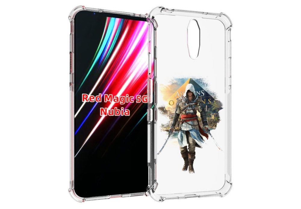 

Чехол MyPads Ассасин для ZTE Nubia Red Magic 1 5G, Прозрачный, Tocco