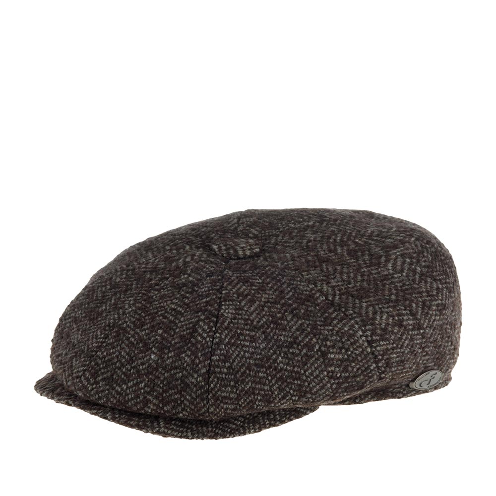 

Кепка восьмиклинка унисекс Fredrikson 3101-699/54 коричневая, р.56, Коричневый, 3101-699/54