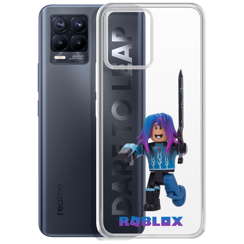 Чехол-накладка Roblox-Паркурщик для Realme 8/8 Pro 4G