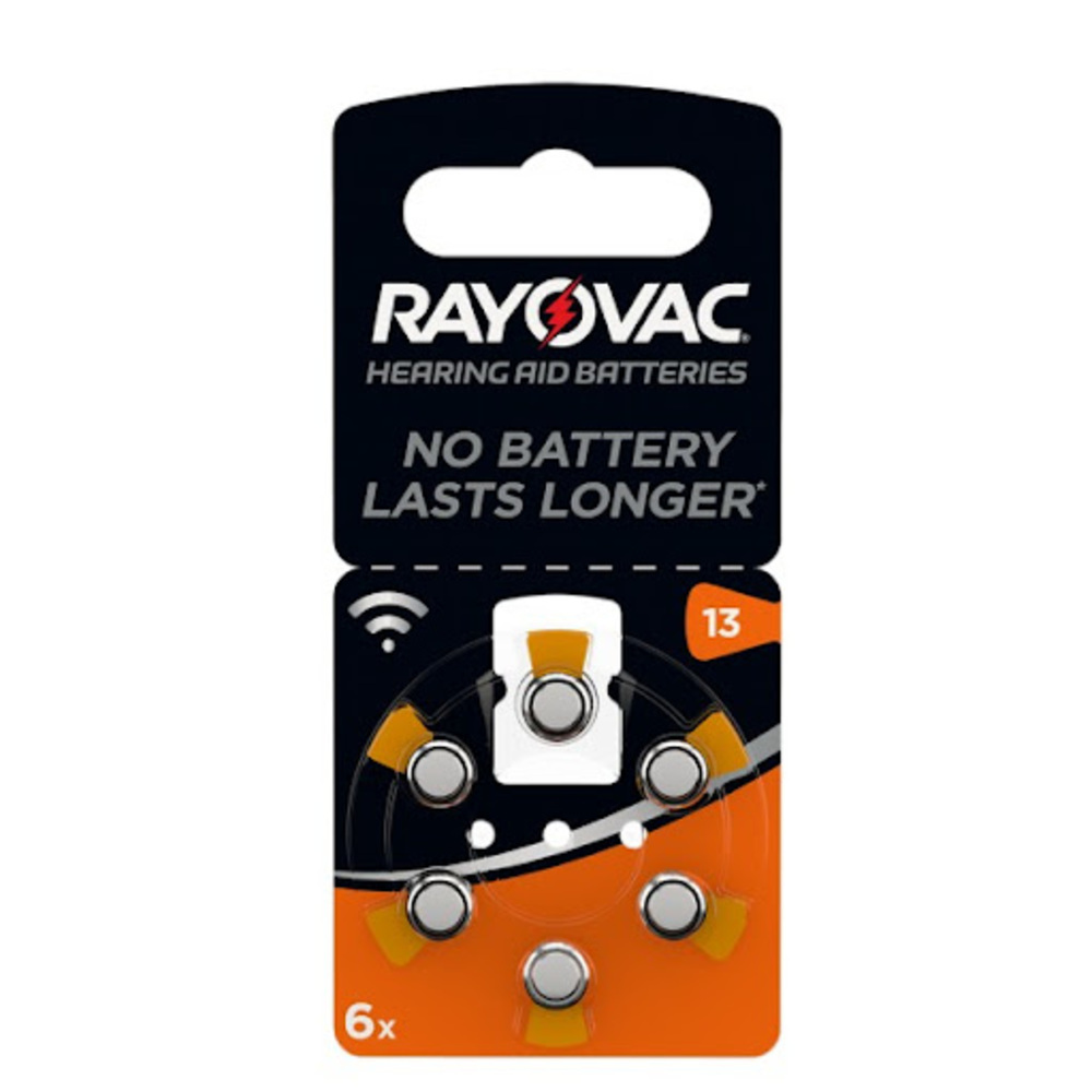Батарейка для слуховых аппаратов RAYOVAC ACOUSTIC SPECIAL ZA13/1.4В/6 штук