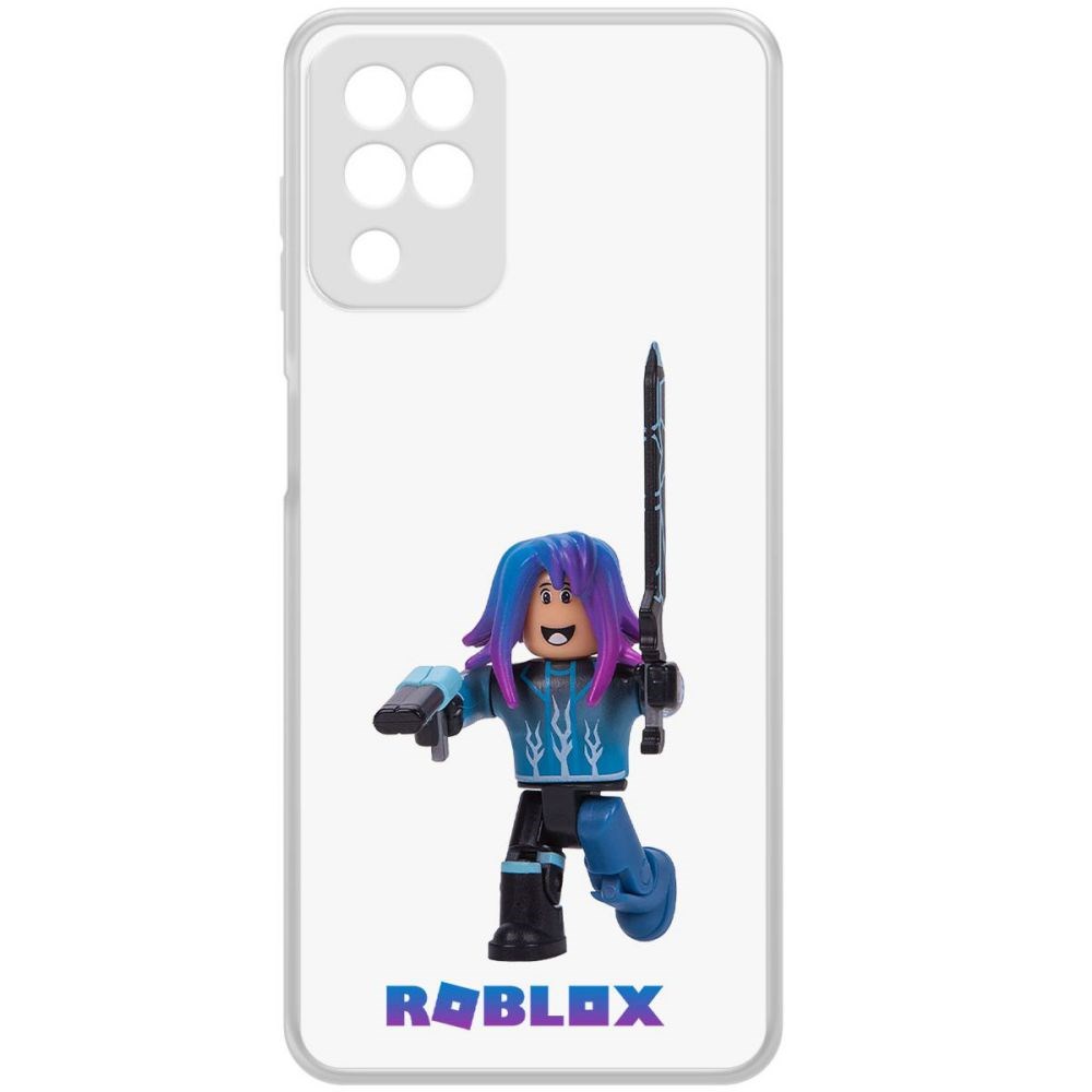 

Чехол-накладка Roblox-Паркурщик для Samsung Galaxy A12 (A125), Прозрачный