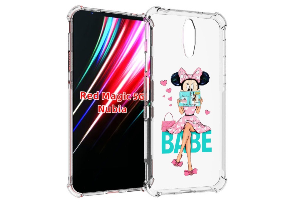 Чехол MyPads Бейби-микки для ZTE Nubia Red Magic 1 5G