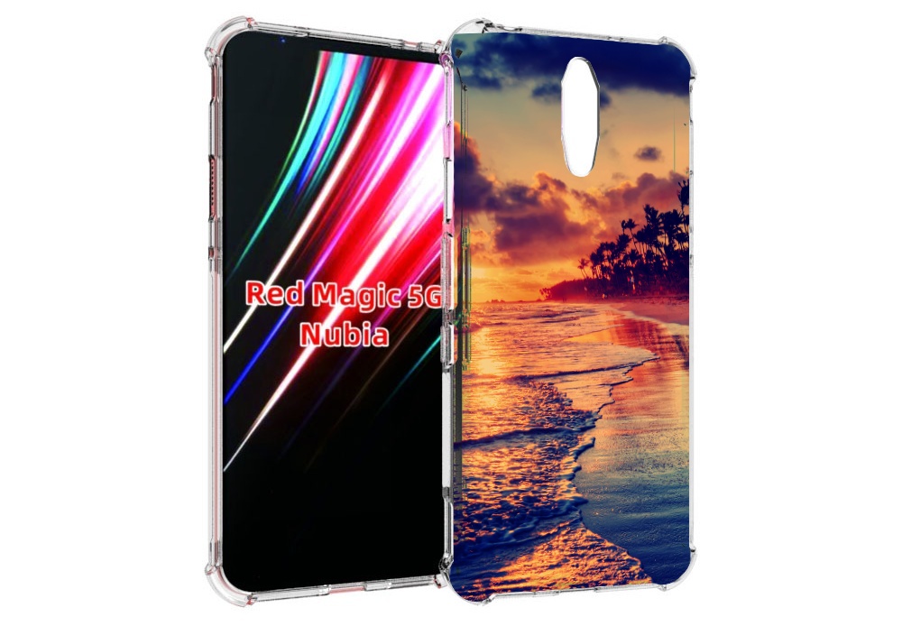 Чехол MyPads Берег для ZTE Nubia Red Magic 1 5G