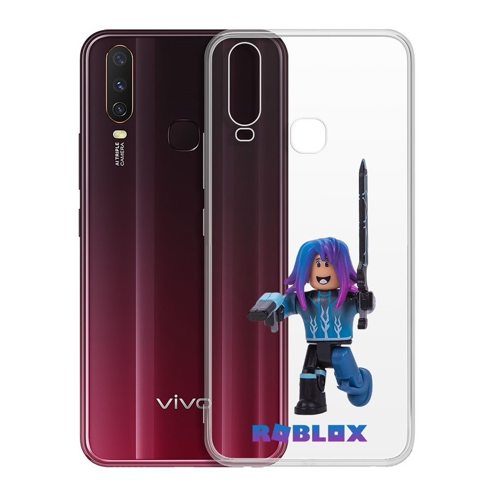 

Чехол-накладка Roblox-Паркурщик для Vivo Y11/Y12/Y17, Прозрачный