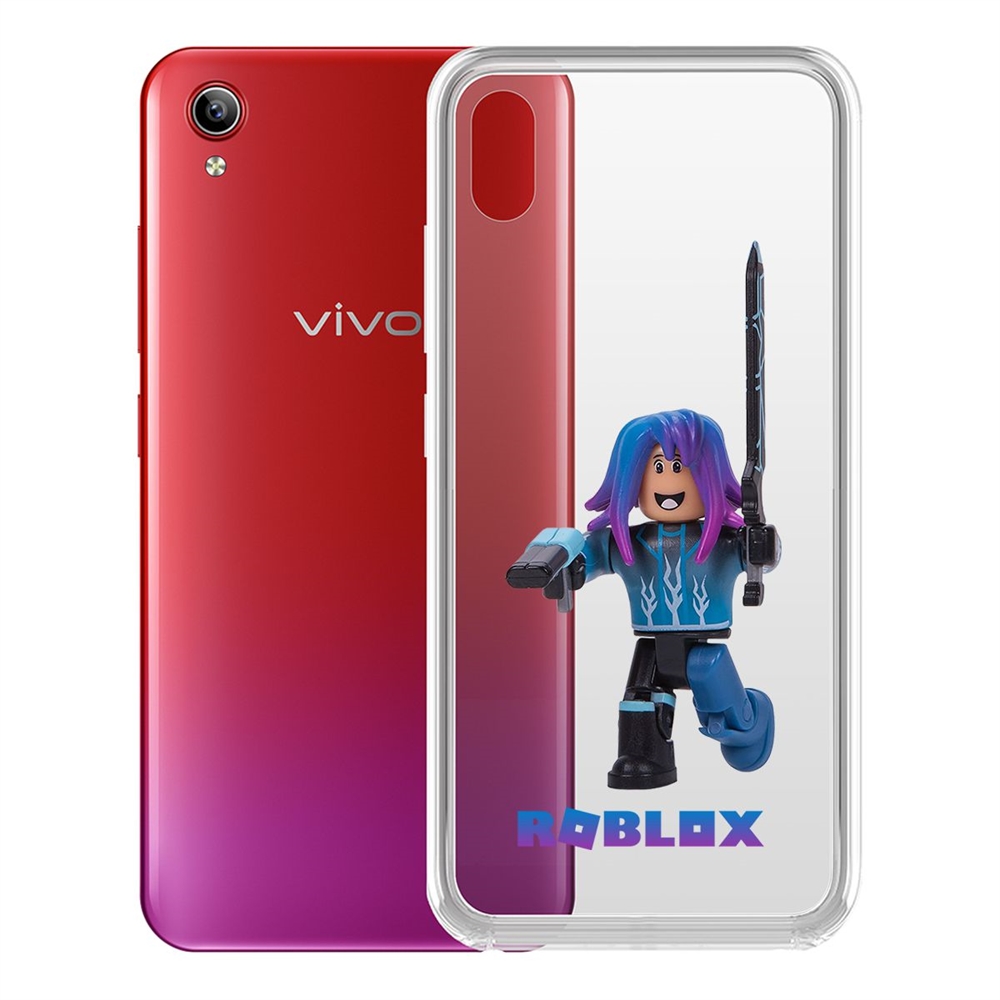 

Чехол-накладка Roblox-Паркурщик для Vivo Y91C, Прозрачный