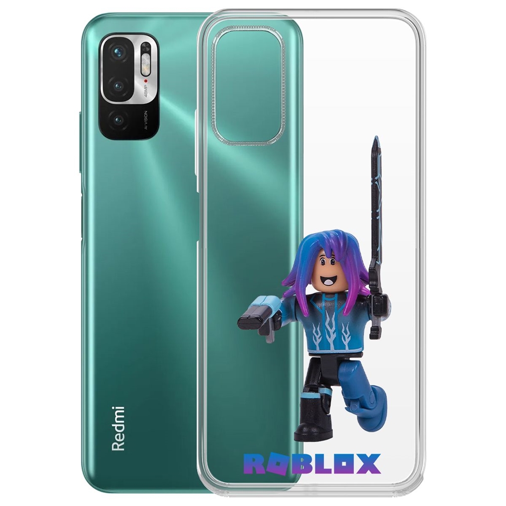 

Чехол-накладка Roblox-Паркурщик для Xiaomi Redmi Note 10T/ Poco M3 Pro, Прозрачный