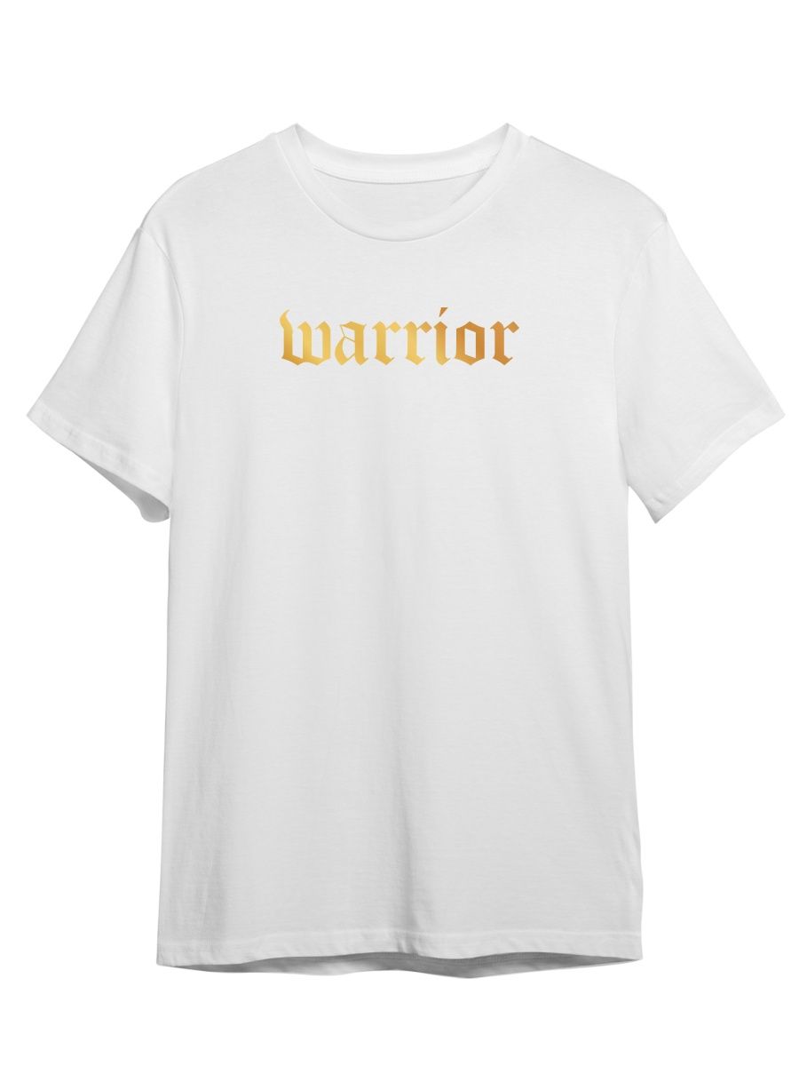

Футболка унисекс Каждому Своё Warrior/Готика/Воин STGO11ZG белая XS, Белый, "Warrior/Готика/Воин" STGO11ZG