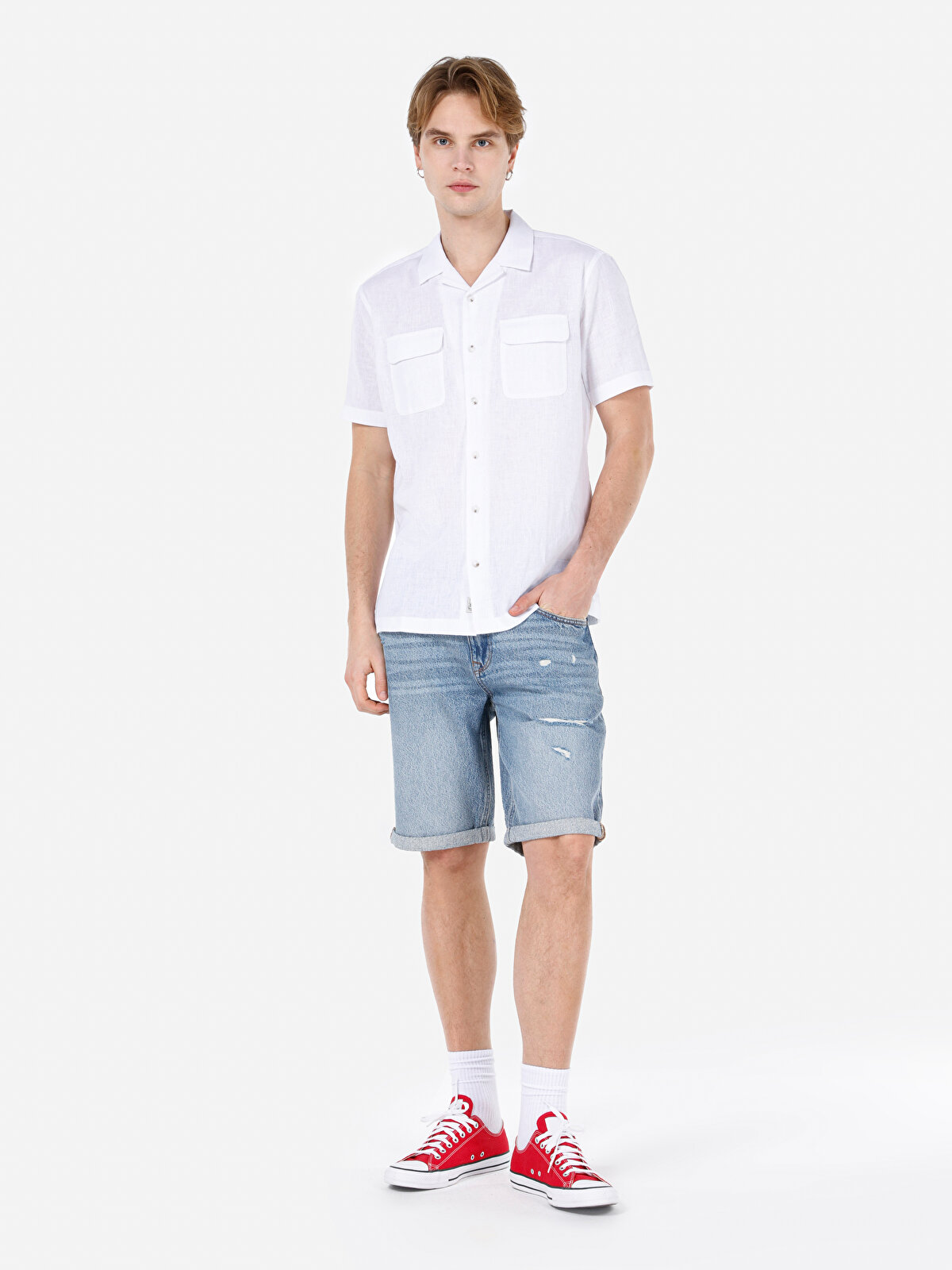 

Шорты мужские Colin's CL1069531 синие S, Синий, CL1069531