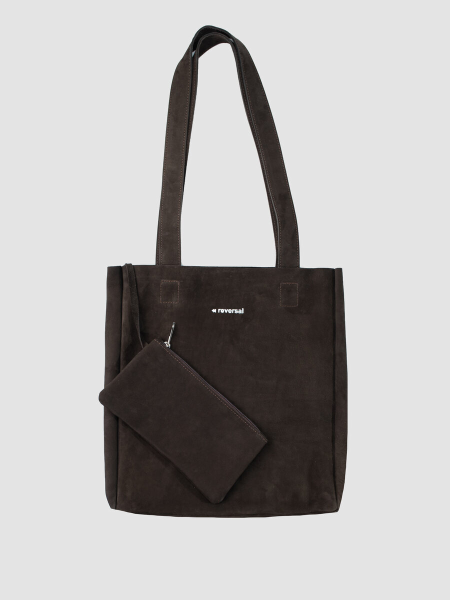 Комплект (сумка+косметичка) женская Reversal 8855R глубокий/коричневый