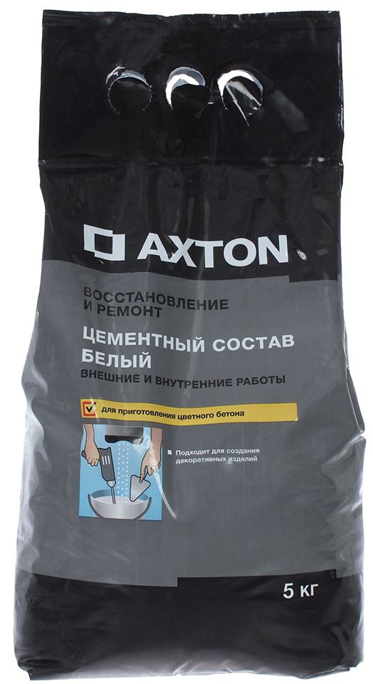AXTON портландцемент М-500 белый (5кг)