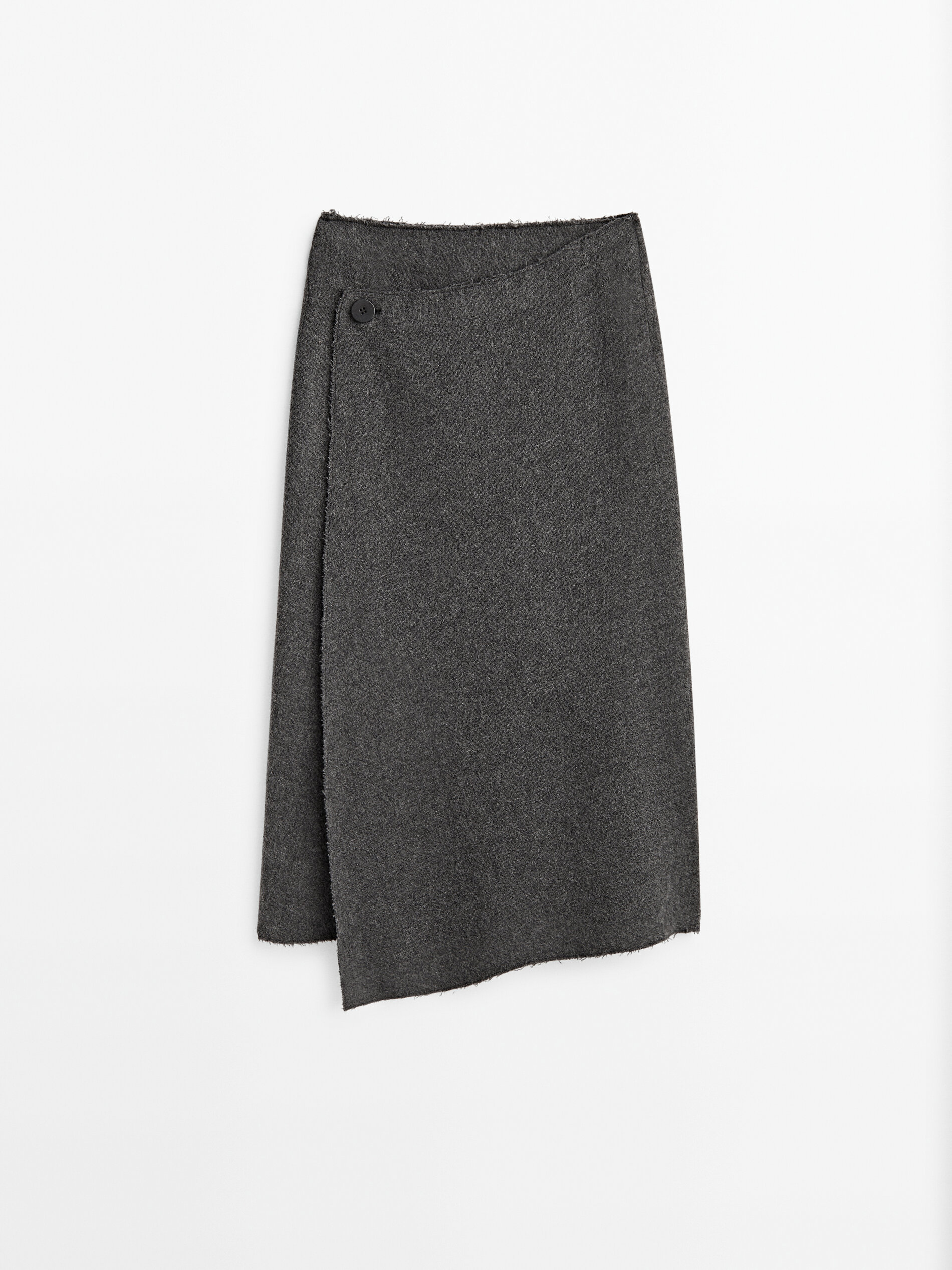 

Юбка женская Massimo Dutti 05205701802 серая M, 05205701802