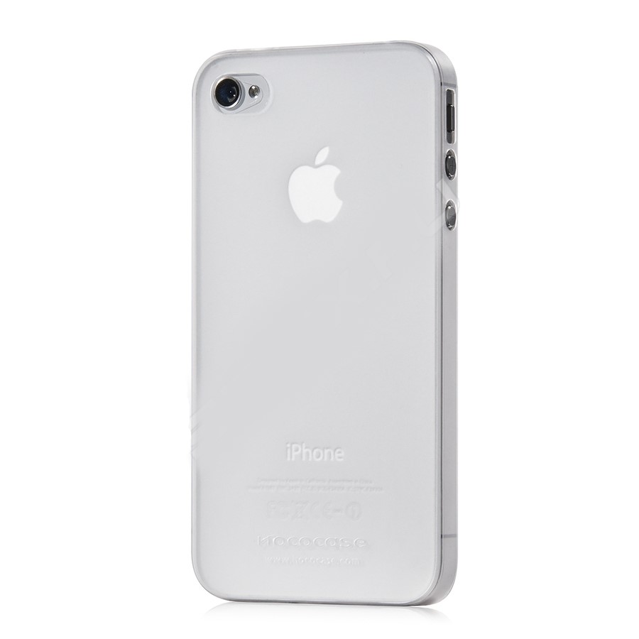 

Задняя накладка Jack Case Ultra Thin 0,35 mm для iPhone 4, (Soft Touch) белая, Белый