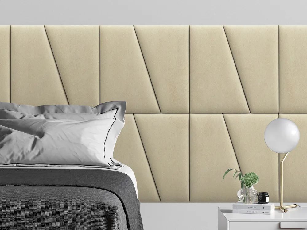 

Панель кровати Alcantara Peach 50х50DL см 2 шт., Бежевый