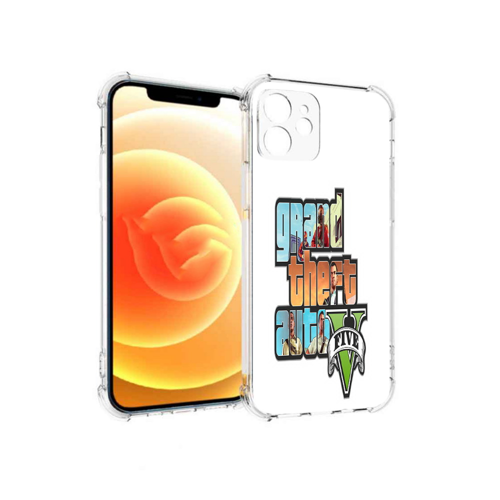 

Чехол MyPads Tocco для Apple iPhone 12 игра гта (PT157543.607.373), Прозрачный, Tocco