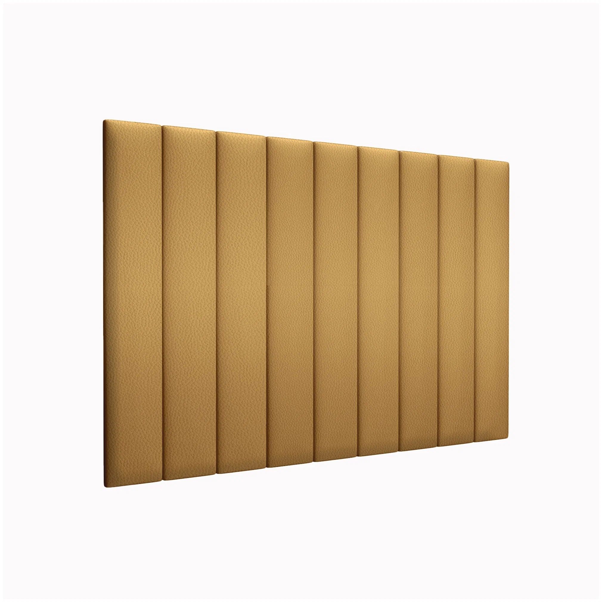 

Панель кровати Eco Leather Gold 15х90 см 4 шт., Золотистый