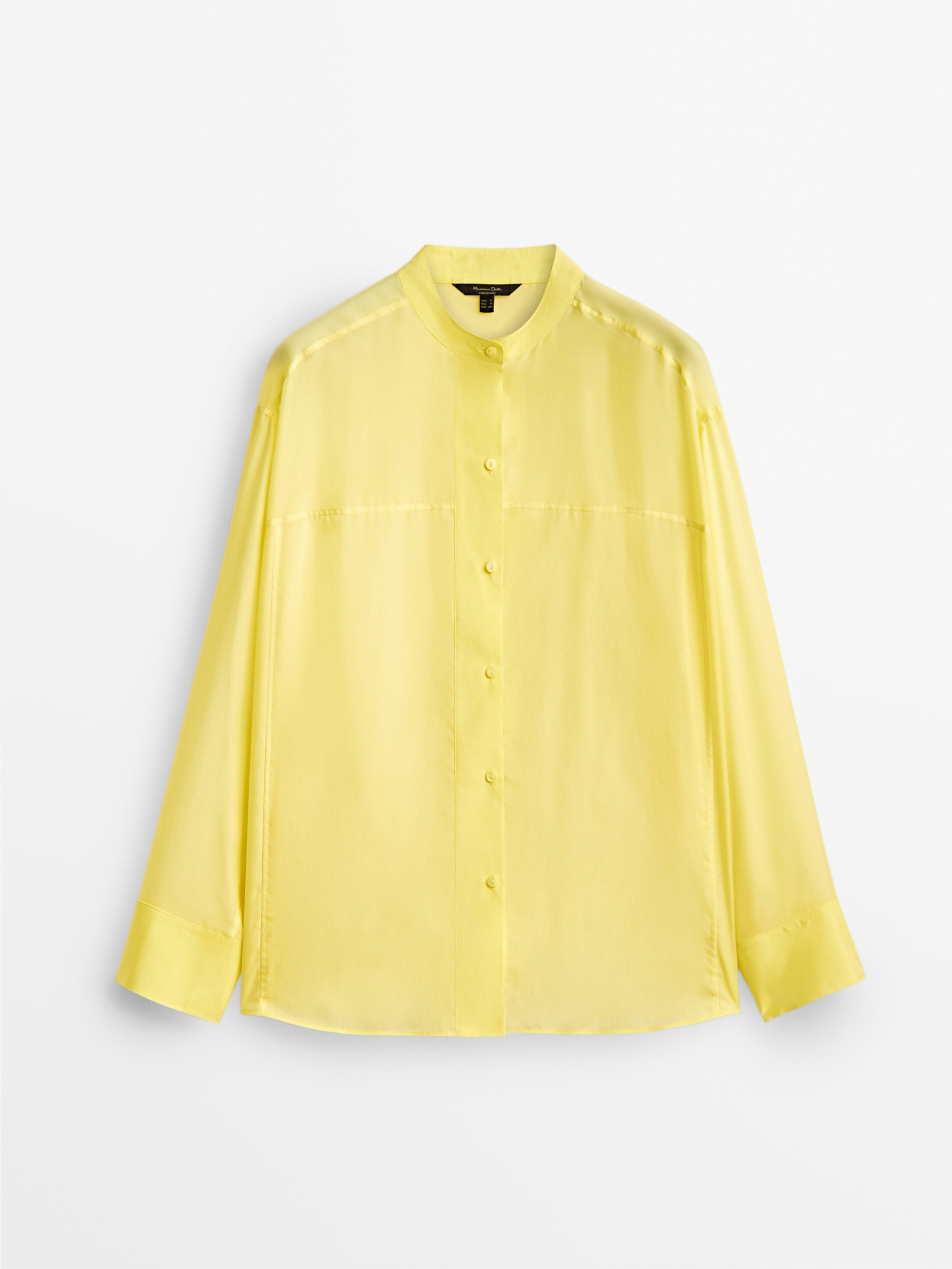 

Блуза женская Massimo Dutti 05149548300 желтая M, 05149548300