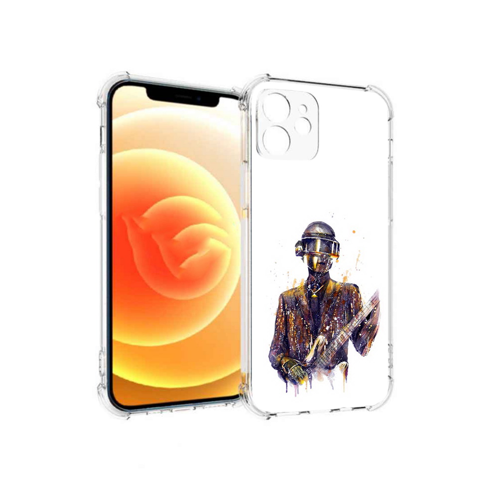 

Чехол MyPads Tocco для Apple iPhone 12 космо-гитарист (PT157543.607.392), Прозрачный, Tocco