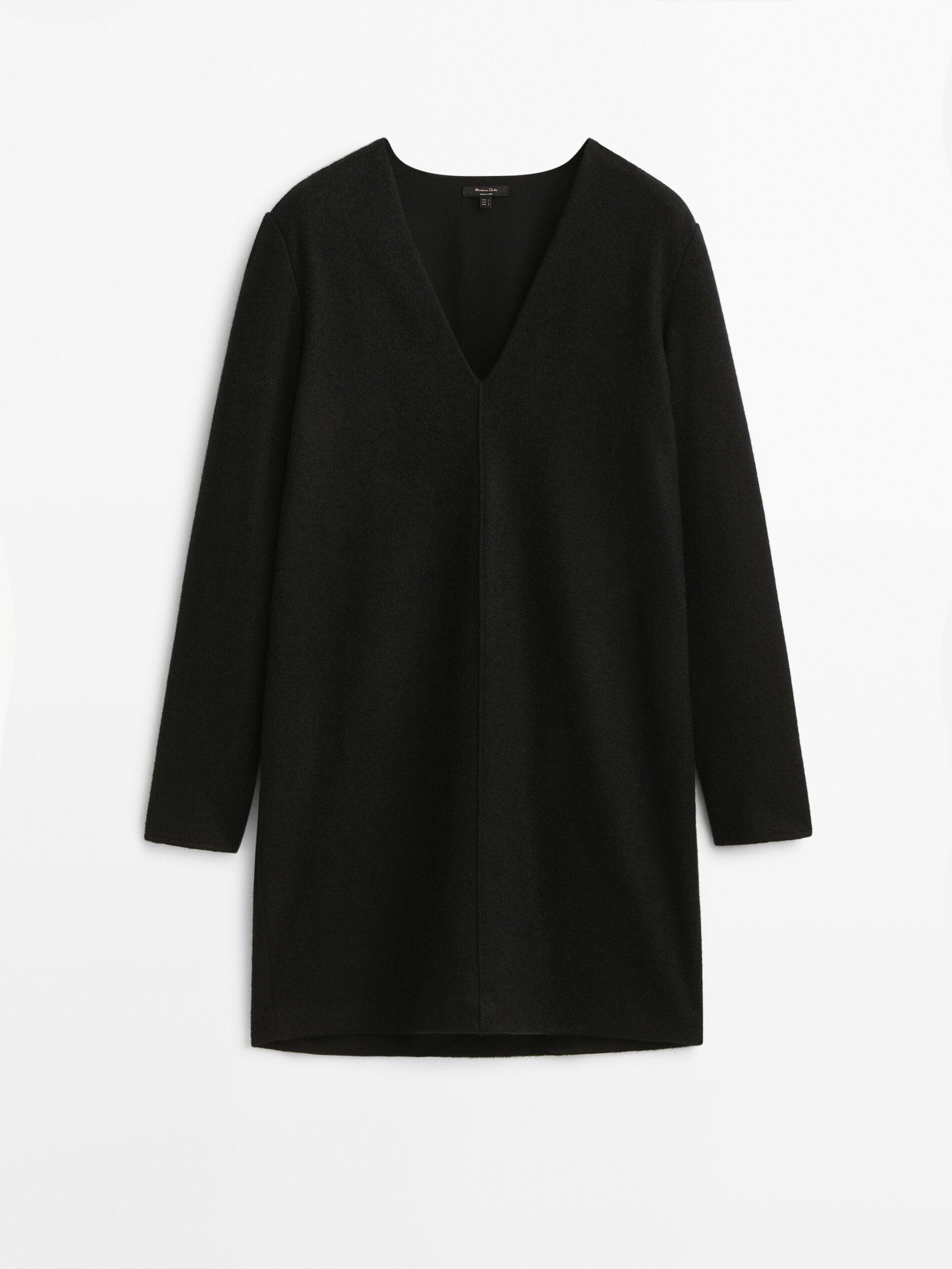 

Платье женское Massimo Dutti 06662918800 черное S, 06662918800