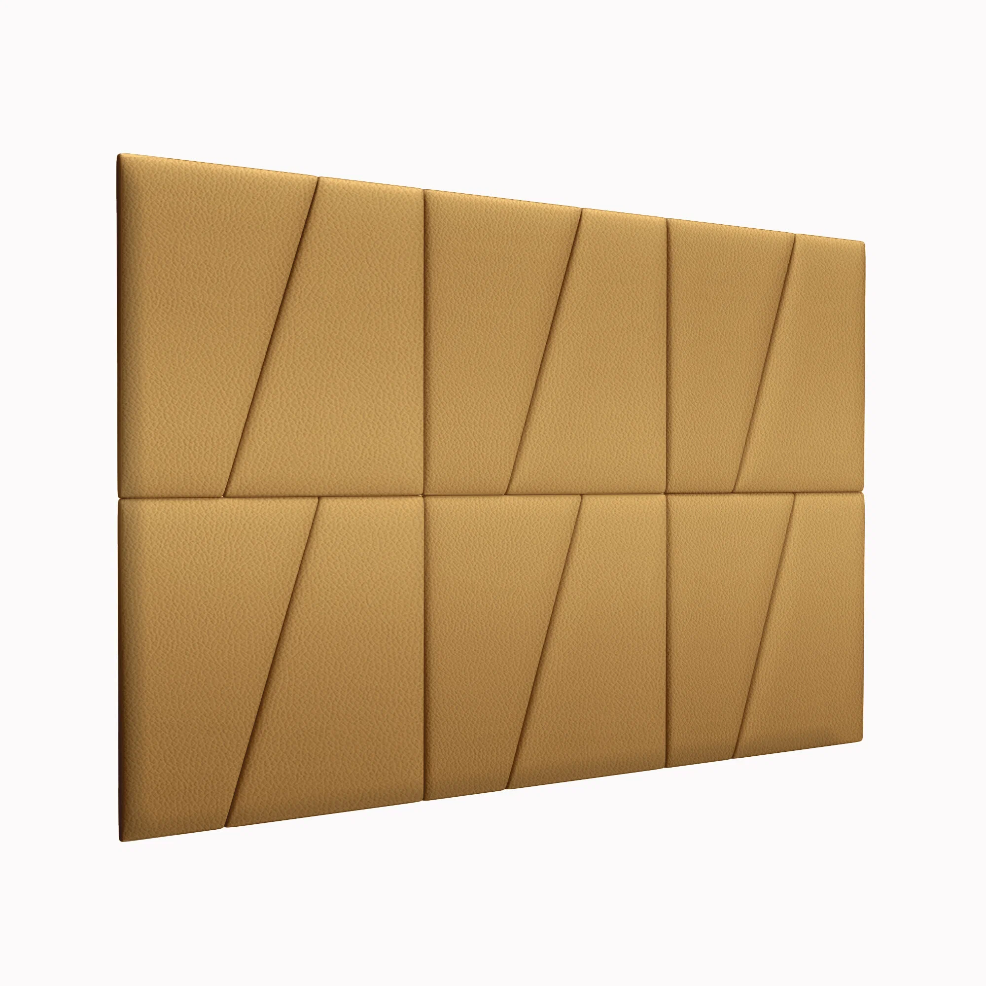 фото Панель кровати eco leather gold 50х50dp см 2 шт. tartilla