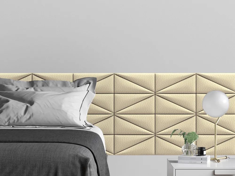 

Панель кровати Eco Leather Vanilla 15х30PL см 2 шт., Бежевый