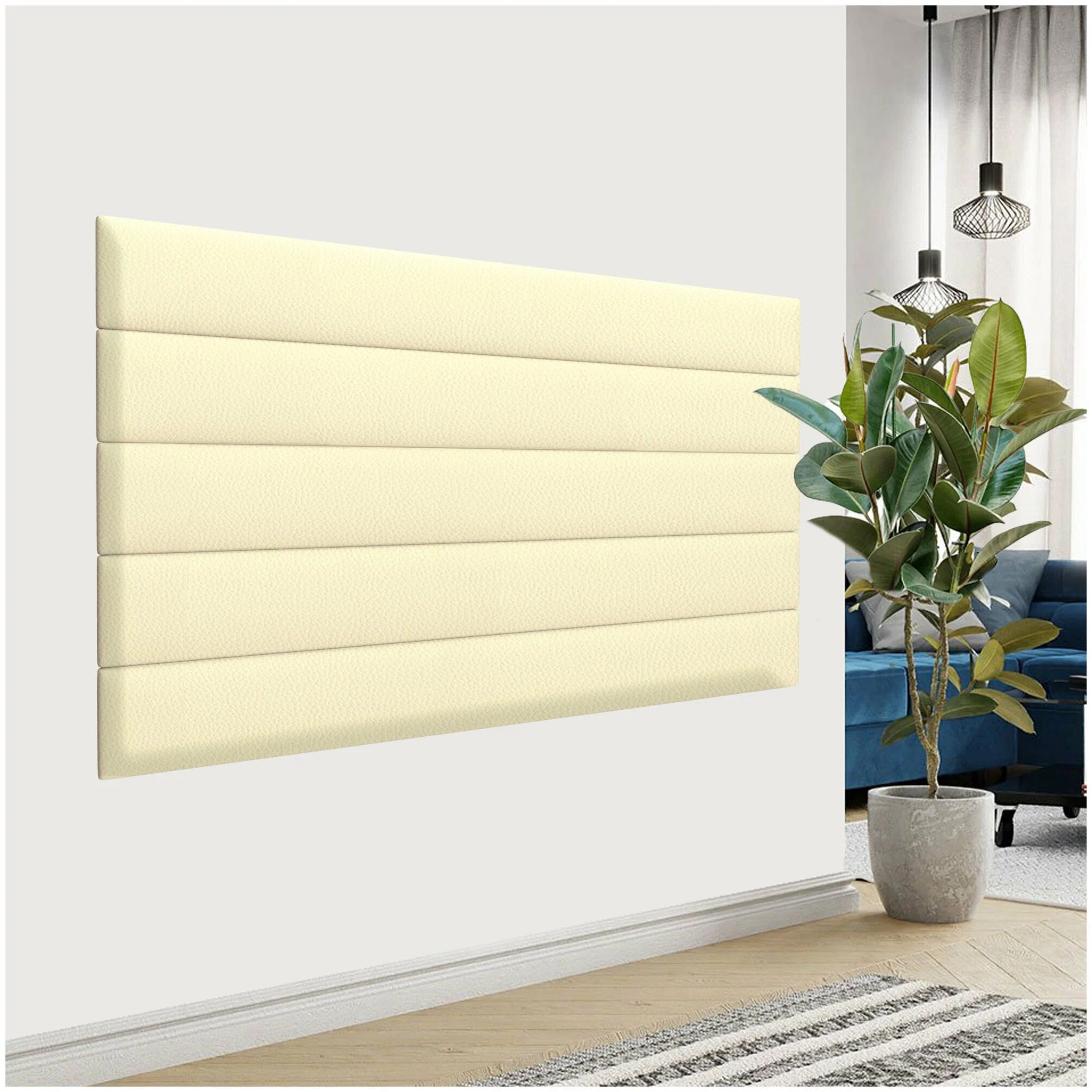 

Панель кровати Eco Leather Vanilla 20х180 см 1 шт., Бежевый