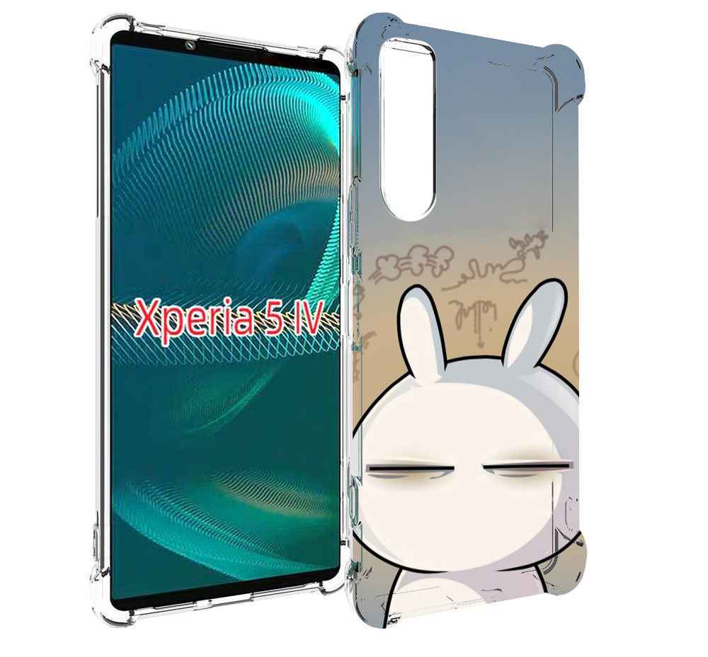

Чехол MyPads Подозрительный-зайка для Sony Xperia 5 IV (5-4), Прозрачный, Tocco
